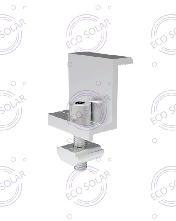 Solar Panel Mounting Rail End Clamp